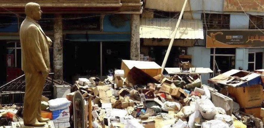 Baghdad debris front page carousel